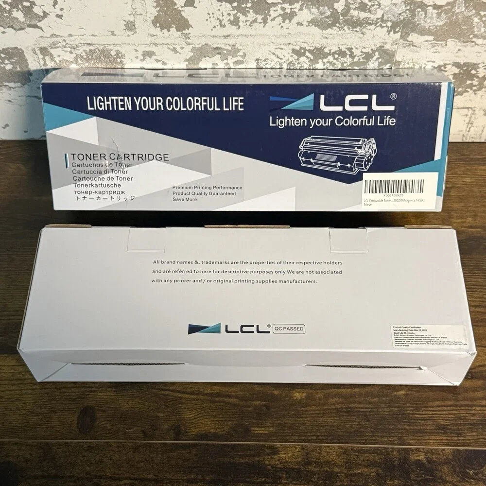 NEW - Lot of 2 - LCL Compatible Toner Cartridge Replacement - 70CDW - Magenta